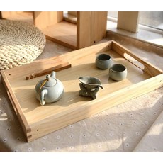 머스코 원목 접이식테이블 손잡이형 차박테이블 캠핑테이블 미니좌식테이블 노트북 테이블 우드책상 18 NSK, 소형 쟁반