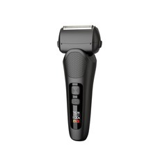 DTPV 跨境電動往複式剃須刀 充電式數顯電動鬍鬚刀 全身水洗便攜式刮鬍刀, 尊享黑+1套刀頭