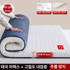 학생 기숙사 패드 두꺼운 신강 부드러운 접이식 따뜻한, 1cm, 스마일리 페이스 화이트블루 5cm B