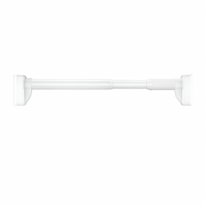 好的家居 32mm升級款免打孔伸縮曬衣桿 晾衣桿 窗簾桿 門簾伸縮桿 免打孔伸縮桿 曬衣架 晾衣架 曬衣桿, 白色32mm升級款