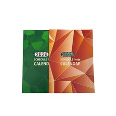 2026년/SCHEDULE CALENDAR 데스크카렌다 1면1개월/A4 다이어리 노트