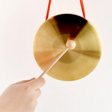 어린이집 음악교육 합주연주 타악기 징 입학선물 3살장난감 애기, 단일사이즈