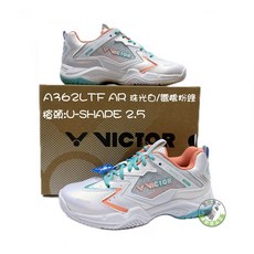 VICTOR A362LTF AR 珠光白/鸚鵡粉綠 羽球鞋