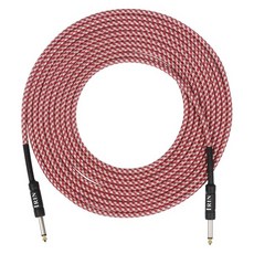 IRIN 6M10M 오디오 케이블 6.5mm 플러그 소음 없음 오디오 와이어 코드 악기 액세서리 일렉트릭 기타베이스 용 부품, [08] 6M Pink, 1개