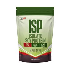 SP스포츠 ISP 식물성 단백질쉐이크 분리대두단백질 무맛, 1.2kg, 1개