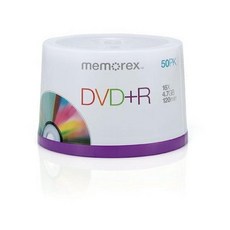 Memorex DVD+R 16x 4.7GB 50 Pack Spindle 4.7 기가바이트, 50 Pack DVD+R Spindle