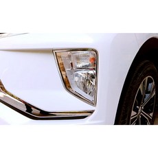 【車王汽車精品百貨】電鍍精品勿貪便宜 三菱 Mitsubishi Eclipse Cross 前霧燈框 前霧燈罩, 1個