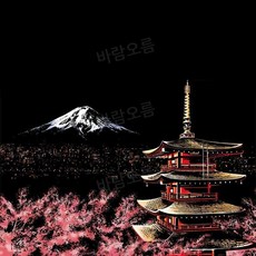 스크래치 색칠 그림지 DIY 스트레스 해소 40.5x28.5cm, 01