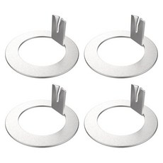 SDTC Tech 1" 트레일러 휠 스핀들 와셔 4PCS 합금 강철 숄더 탱 EZ Lube Axles 3500-7000 Lb 교체용 호환, Silver, 1개