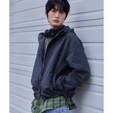 (국내매장정품) GLW 데일리 체크 윈드브레이커 블루 26SSGJ12BL 218977