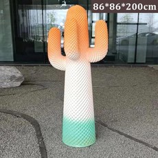 선인장 대형 매장용 1.5m 옷 가게 행거 디자인 행어, 분할 색상