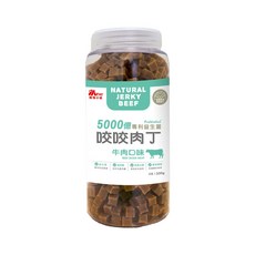 Ms.pet 咬咬肉丁 狗點心 精選肉品 訓練獎勵 方便餵食 安全健康, 1個, 牛肉口味500g, 500g, 牛肉
