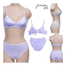 미즈누아 하트 주니어 2단계 브라 팬티 세트 여학생속옷 중학생속옷세트 학생브라 10대여자속옷