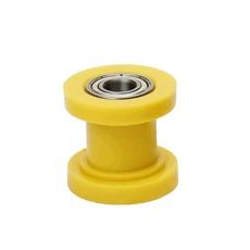 오토바이 8/10mm 드라이브 체인 롤러 풀리 휠 슬라이더 텐셔너 가이드 Enduro Motocross Pit Dirt Bike ATV, 03 Yellow 10mm