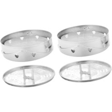 YARDWE 모기 퇴치 향 트레이 2개 세트 팔찌 향꽂이 거치대, 14*14*3.5cm