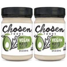 Chosen Foods 초슨푸드 아보카도오일 비건 마요네즈 355ml 2개