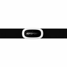 iGPSPORT 가슴 심박계, 1개, 블랙