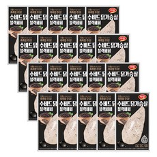 하림 수비드닭가슴살 블랙페퍼 100g 20봉, 20개