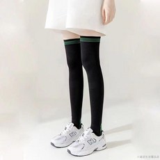 桃園出貨 專業級過膝肌能過膝襪跑步跳繩壓縮薄款夏季女健身瑜伽行長筒襪