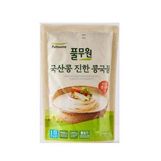 (냉장)[풀무원]국산콩 진한콩국물, 350g, 5개