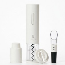 리비엘라 모먼트 충전식 전동 와인오프너 선물세트, 1세트, 데이 아이보리