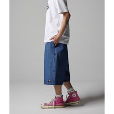 DICKIES 42283 루즈핏 데님 워크쇼츠 Medium Blue 293256