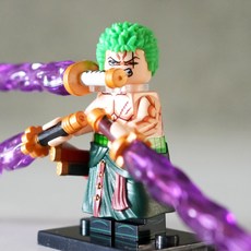 핸드브릭 팩토리 커스텀 미니브릭 피규어 원피스 시즌2 해적 호환 블록호환, 152. 삼도류 조로