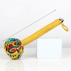 노아벨 천연 쑥 허브 방망이 마사지 봉, 엘로우, 1개