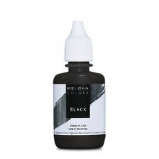 MEICHA 美佳娜 紋繡專用色乳 眉部/眼線專用 BLACK, 黑森林(BK), 1個