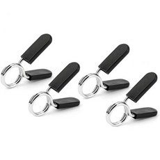 mollensiuer 바벨마구리 잠금장치 고정 4Pcs 스테인리스 스틸 스프링 클립 칼라 웨이트 바 바벨 클램프 1인치 덤벨 일반 바벨용 역도 액세서리