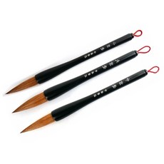 狼毫毛筆 - 書法繪畫專用，柔軟彈性筆毛，握感舒適，輕鬆上手, 1個, 小京毫40350A