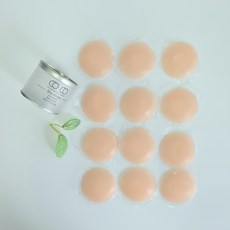실리콘 니플패치 니플밴드 유두가리개 원형 니플패치 12P, 1개