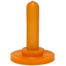 650ml 젖병 전용 염소꼭지(주황) 포유기, 1개