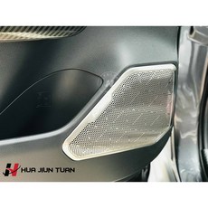 TOYOTA RAV4 2019-2023 五代 門邊喇叭框飾蓋, 1個, 霧銀