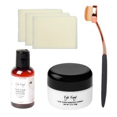 Eye Envy 淚痕清潔套組 貓狗專用 溫和去除淚痕 附贈化妝棉片, 1套, 59ml