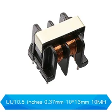 인덕션코일 1PCS 공통 모드 인덕터 필터 UU uf 9.8 10.5 피치 78mm 구리선, 08 0.37MM 10-13MM 10MH