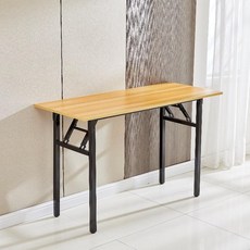 우드 접이식 스툴 블랙 방석 통가죽 간이 의자 사무실, 80x50x75cm, 옐로우우드패턴 단층 [초두꺼운]