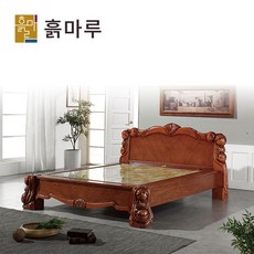 흙마루 황토 흙침대 돌침대 퀸 Q5011W, 황토볼 자수확장