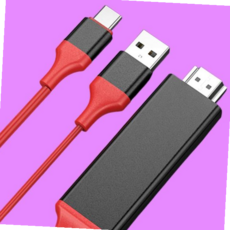 C타입 넷플릭스케이블 미러링 케이블 C to HDMI TV 연결 넷플릭스 4K, (G488) 블랙