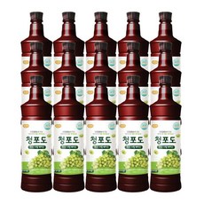[청년과농부] 1BOX 광야식품 베이스 (15개입) 970ml 청포도, 15개