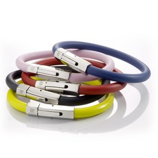 MASSA-G O1.s 鍺鈦能量手環-6MM，輕巧舒適，促進血液循環, 比利時黯藍, 1個