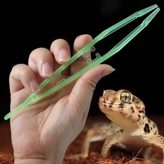 IM4 파총류 야광 플라스틱 집게 파총류 도마뱀 먹이집게 가고일게코, 1개, 야광집게1p