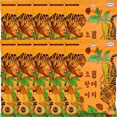 한눈알 호랑이 패치 인삼, 10개, 25매입