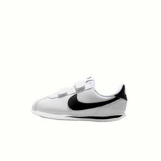 나이키 초등학생 운동화 코르테즈 벨크로 흰검 패션화 주니어 키즈 정품 찍찍이