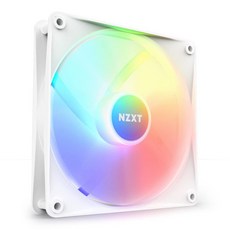 NZXT F360 RGB 코어 - 360mm 싱글 프레임 팬 유닛 120mm RGB 팬 3개 - 속도 및 조명 제어 - 높은 정압 및 공기 흐름 - 유체 다이내믹 베어링 - 팬, 140mm, White, Single Frame