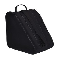 롤러 스케이트 가방 스케이팅 신발 가방 통기성 가벼운 휴대용 삼각형 스 스케이팅 가방 핸드백, 검은색, 옥스퍼드