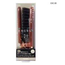 VESS EXCEL 豬鬃毛折疊美髮梳 便攜式髮梳 日本製 EXC-90, 1個, 摺疊梳（現貨/EXC-90）