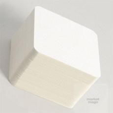 엠마고 종이카드100매 6x6cm 한글드로잉카드