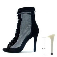 여자를위한 여자 발목 라틴 댄스 신발 부드러운 바닥 볼룸 살사 Daincing 숙녀 하이힐 Pratice