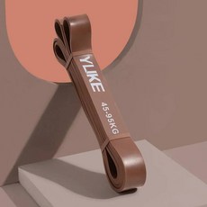 가슴운동기구 라텍스 저항 밴드는 체육관 홈 피트니스 고무 기 루프 강도 보조 운동 훈련 장비 당깁니다, Brown coffee